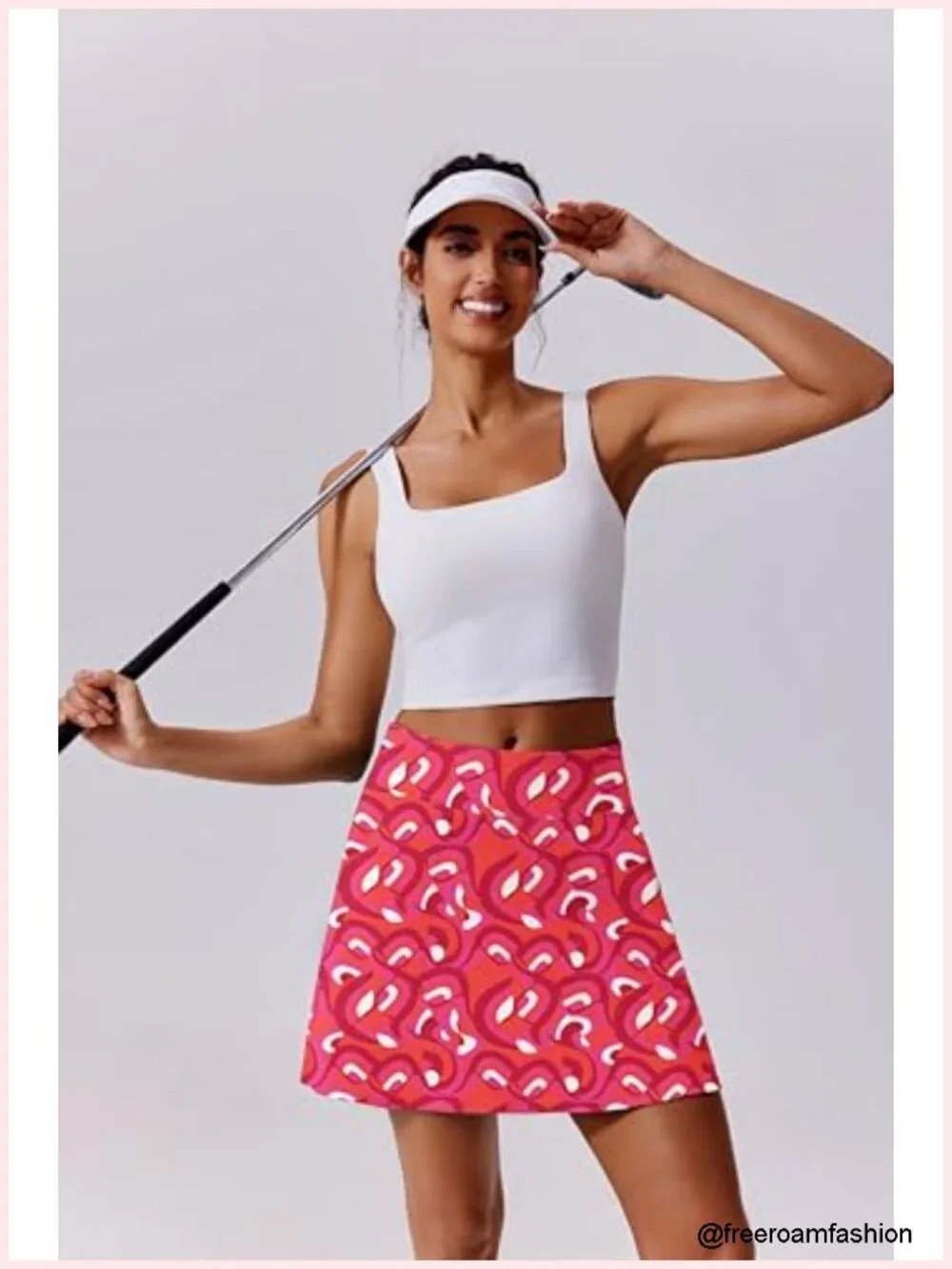 Women's High Waisted Golf Skort with 4 Pockets, Quick Dry UPF 50+ Athletic